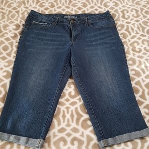 Plus Size Capri Jeans